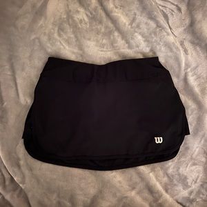 Wilson Black Tennis Skirt